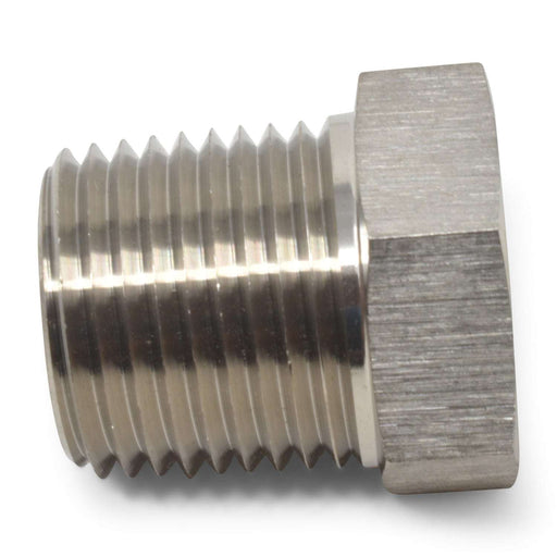 1/2" Male To 3/8" Female Pipe Bushing Reducer Adapter Fitting With Endura Finish RUSSELL Autoparts
