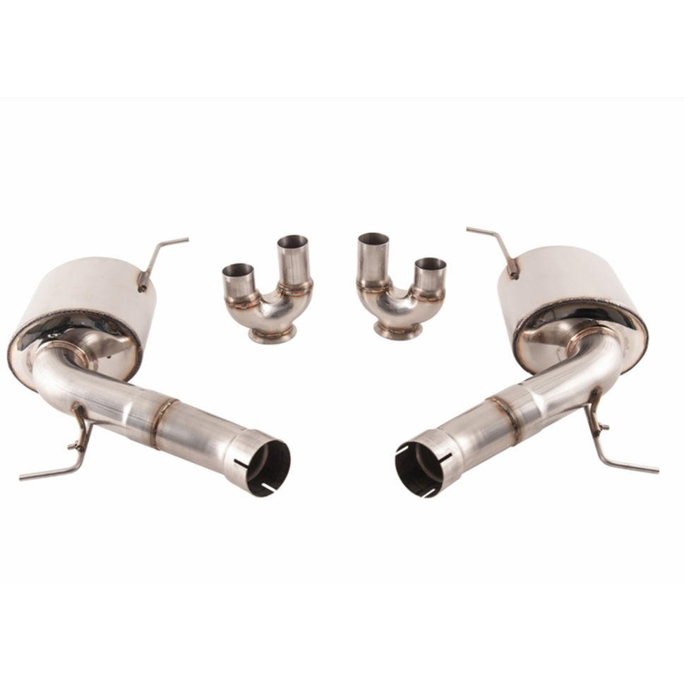 AWE Tuning BMW F10 M5 Touring Edition Axle-Back Exhaust Chrome Silver Tips 3015-42062