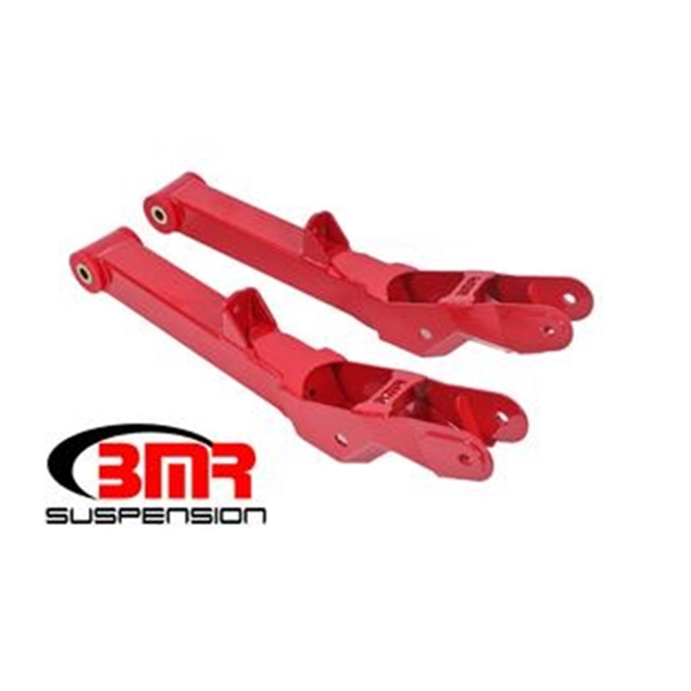 BMR 10-15 5th Gen Camaro Non-Adj. Rear Lower Control Arms (Polyurethane) - Red TCA028R