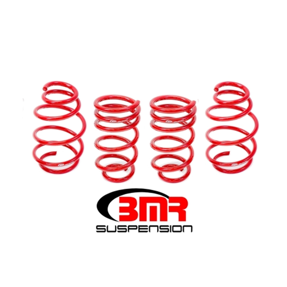 BMR 10-15 5th Gen Camaro V8 Lowering Spring Kit (Set Of 4) - Red SP077R