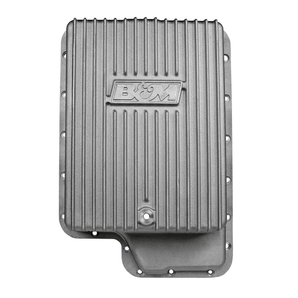 B&M Hi-Tek Deep Transmission Pan - Aluminum 40295 B&M Autoparts