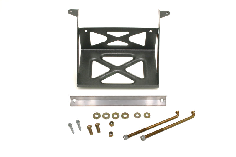 BMR 82-02 3rd Gen F-Body Battery Relocation Mount Kit - Black Hammertone BMR Suspension Battery Accessories