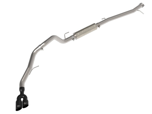 aFe Vulcan Series 3in Stainless Rear-Side Exit Exhaust Sys Black Ford Ranger Raptor 22-26 L4-2.0L aFe DPF Back