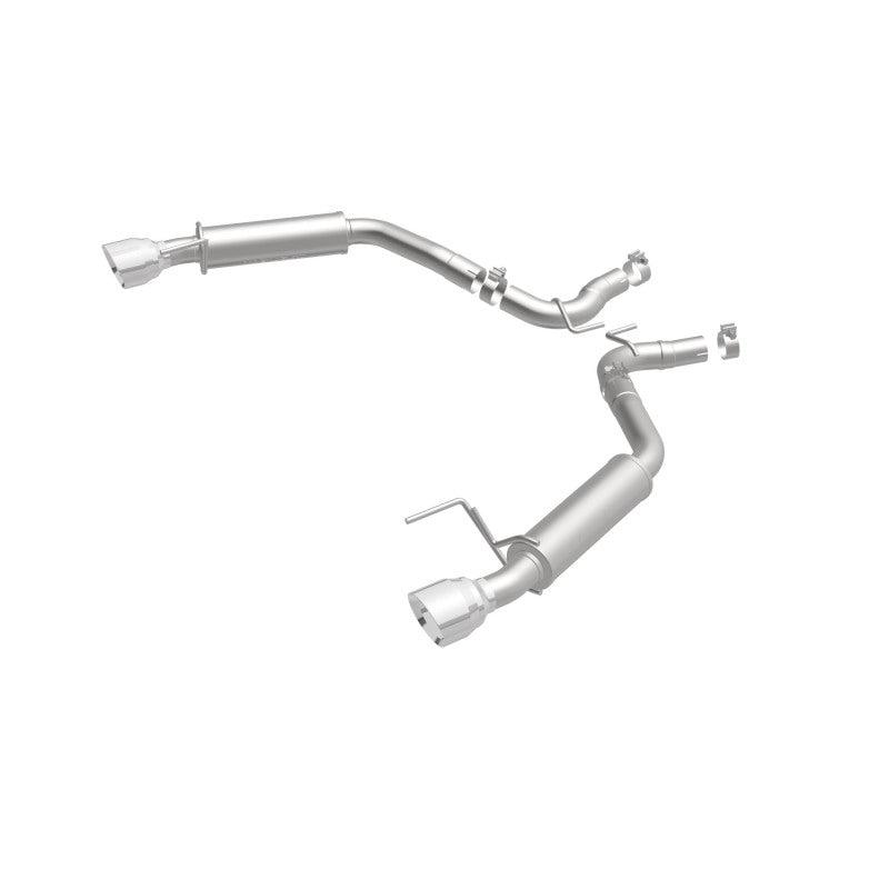 MagnaFlow Axle Back, SS, 2.5in, Competition, Dual Split Polish 4.5in Tip 2015 Ford Mustang Ecoboost Magnaflow Axle Back