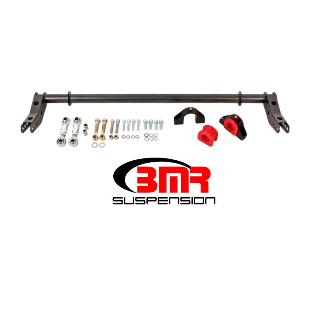 BMR 10-15 5th Gen Camaro Rear Hollow 1.375in Xtreme Anti-Roll Kit - Black Hammertone XSB004H