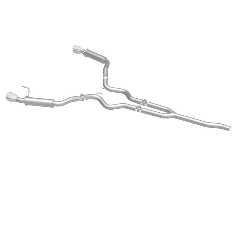 MagnaFlow Cat-Back 15-16 Ford Mustang 2.3L L4 Competition SS 3in Dual Split Rear 4.5in Black Tips Magnaflow Catback