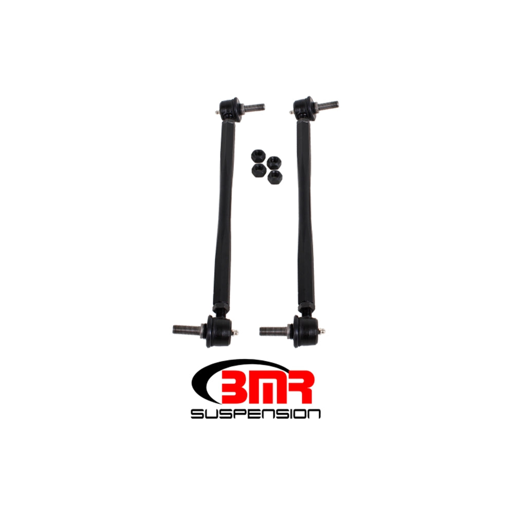 BMR 12-15 5th Gen Camaro Front Sway Bar End Link Kit - Black ELK011