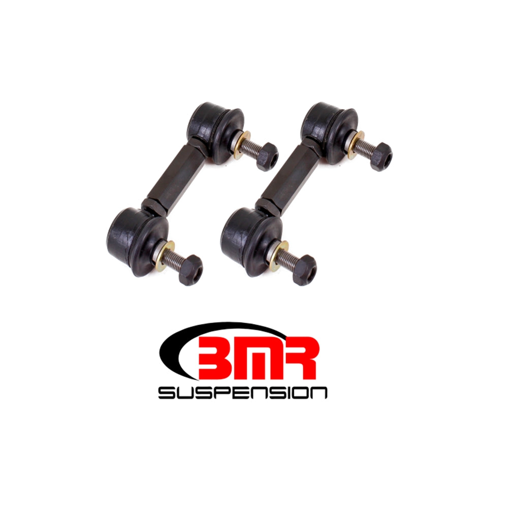 BMR 10-11 5th Gen Camaro Rear Sway Bar End Link Kit - Black ELK006