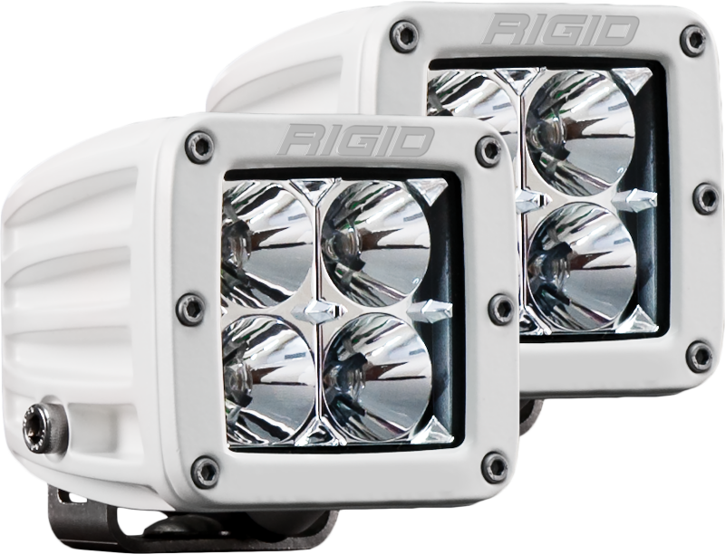 Rigid Industries Marine - Dually - Flood - Set of 2 Rigid Industries Light Bars & Cubes