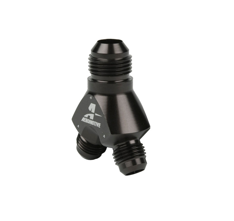 Aeromotive Y-Block - AN-08 - 2x AN-06 Aeromotive Fittings