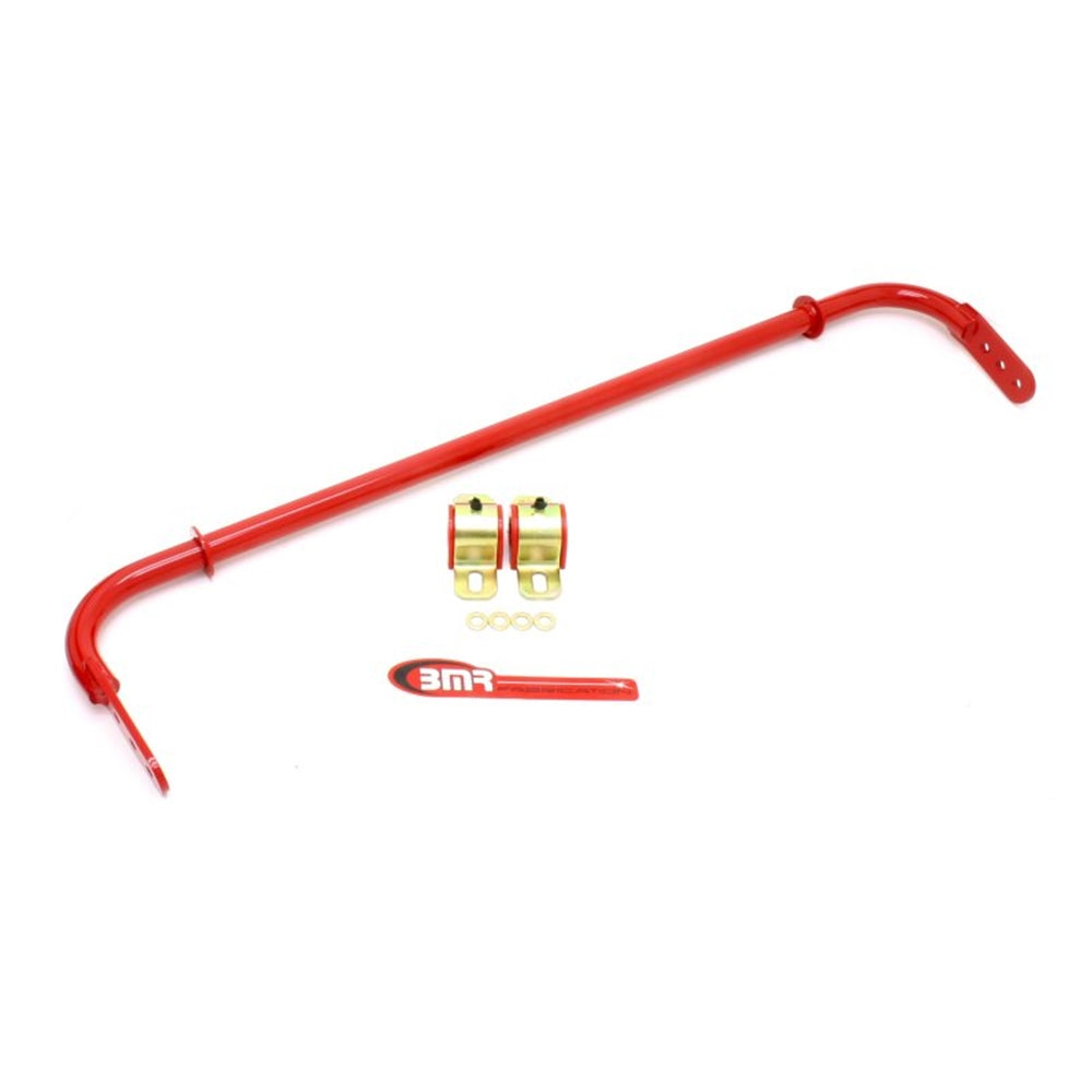 BMR 10-11 5th Gen Camaro Rear Hollow 25mm Adj. Sway Bar Kit w/ Bushings - Red SB017R