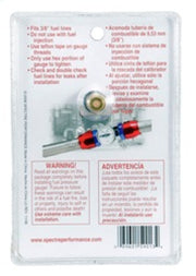Spectre Fuel Pressure Gauge 0-15psi Spectre Gauges