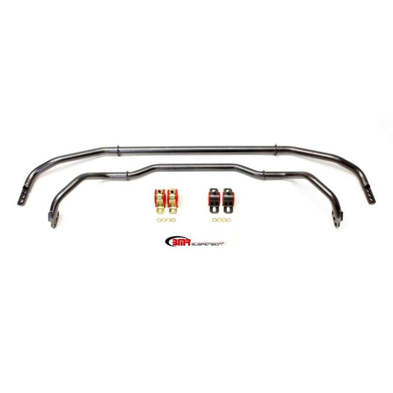 BMR 13-15 Chevrolet Camaro Front & Rear Hollow 29mm Adj. Sway Bar Kit w/ Bushings - Black Hammertone SB039H SWAY BAR KITS
