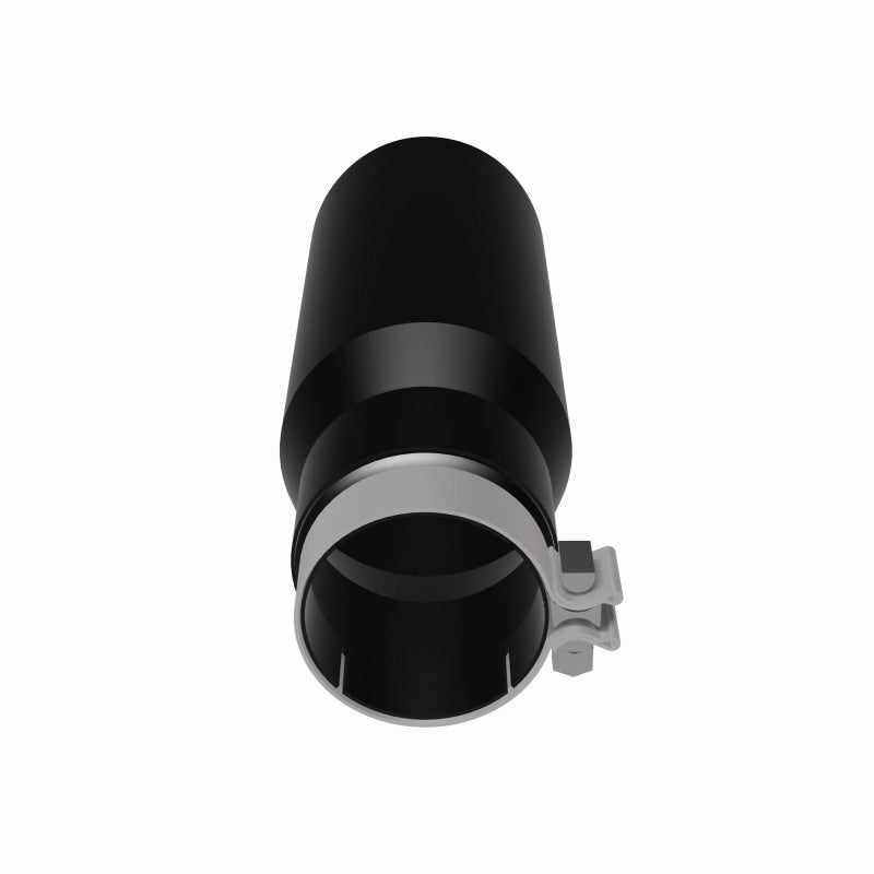MagnaFlow Tip Stainless Black Coated Single Wall Round Single Outlet 5in Dia 3.5in Inlet 14.5in L Magnaflow Catalytic Converter Universal