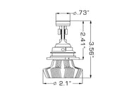 Oracle 9007 4000 Lumen LED Headlight Bulbs (Pair) - 6000K ORACLE Lighting Bulbs
