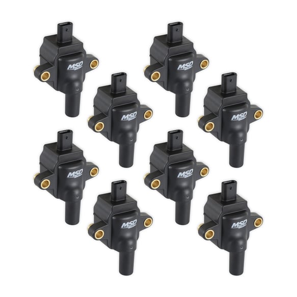 7.3L GODZILLA IGNITION COIL, BLACK, SET OF 8 828383 MSD Autoparts