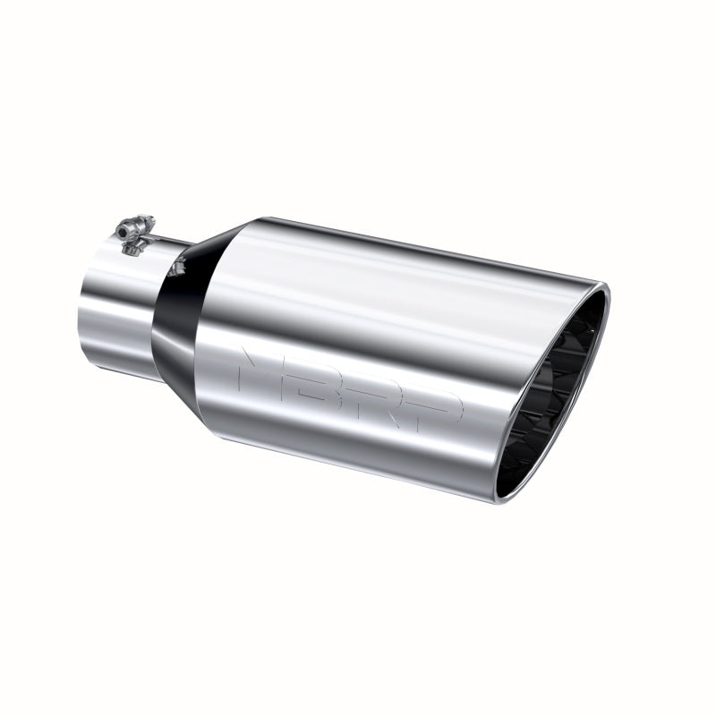 MBRP Universal Tip 8in OD Rolled End 5in Inlet 18in Length T304 MBRP Steel Tubing