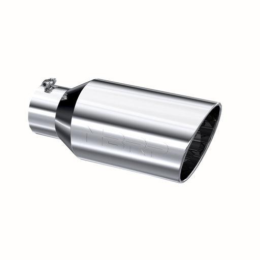 MBRP Universal Tip 8in OD Rolled End 5in Inlet 18in Length T304 MBRP Steel Tubing