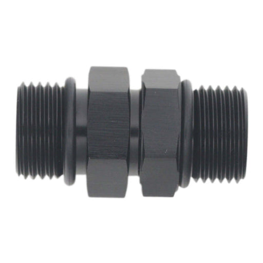 DeatschWerks 8AN ORB Male to 8AN ORB Male Swivel Adapter - Anodized Matte Black DeatschWerks Fittings