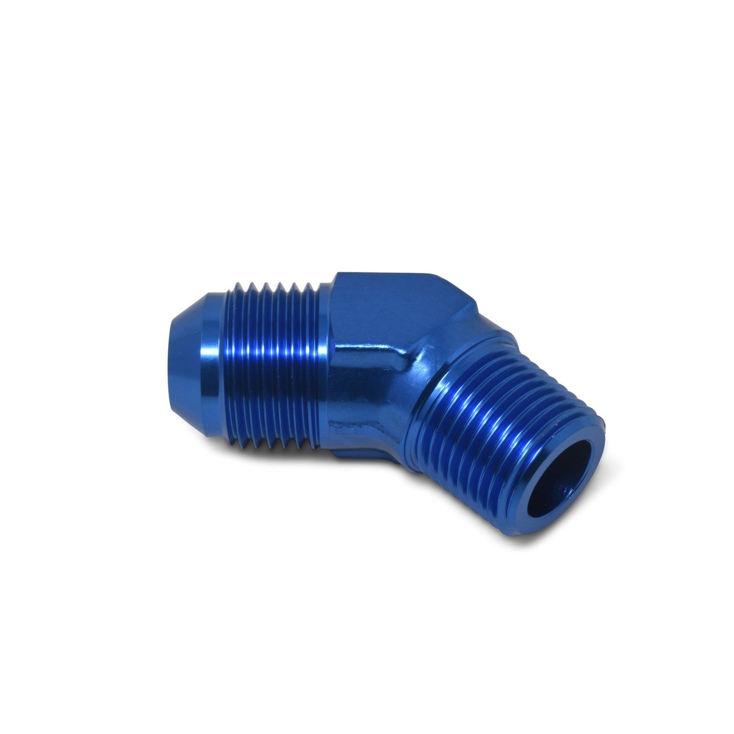 12AN 45 Degree Flare To 3/4" Pipe Adapter Fitting With Blue Finish RUSSELL Autoparts