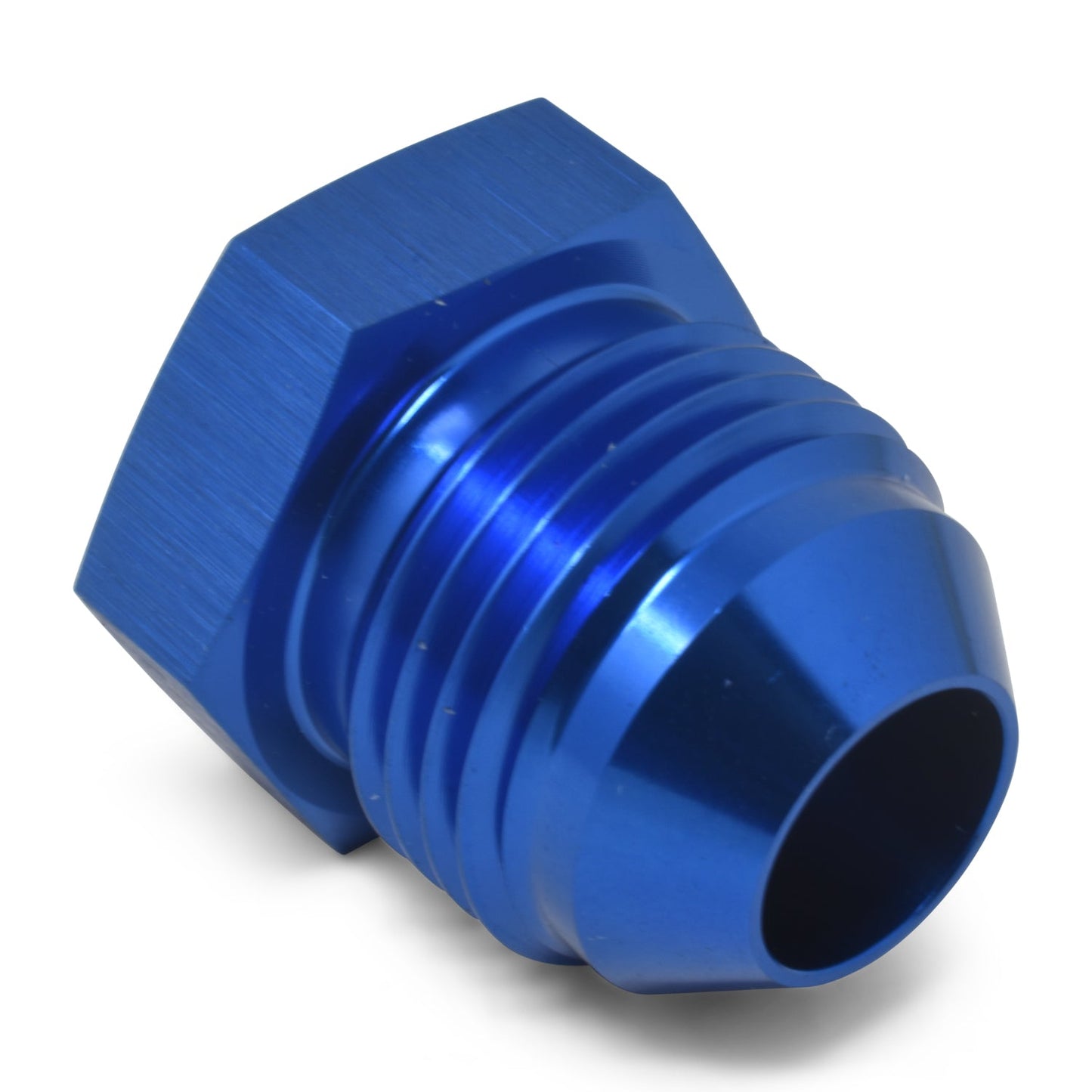 12AN Flare Plug Adapter Fitting With Blue Finish RUSSELL Autoparts