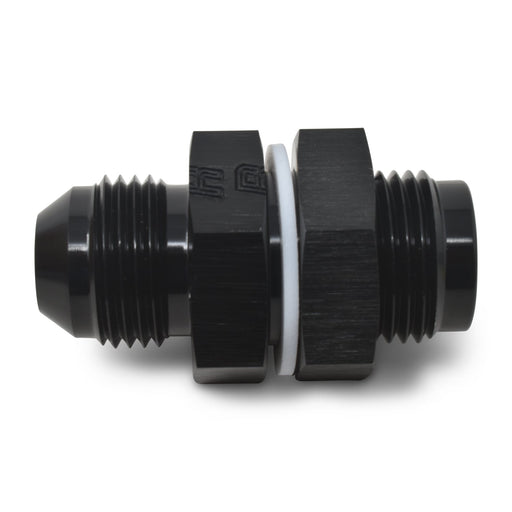 12AN Fuel Cell Bulkhead Fitting With Black Finish RUSSELL Autoparts