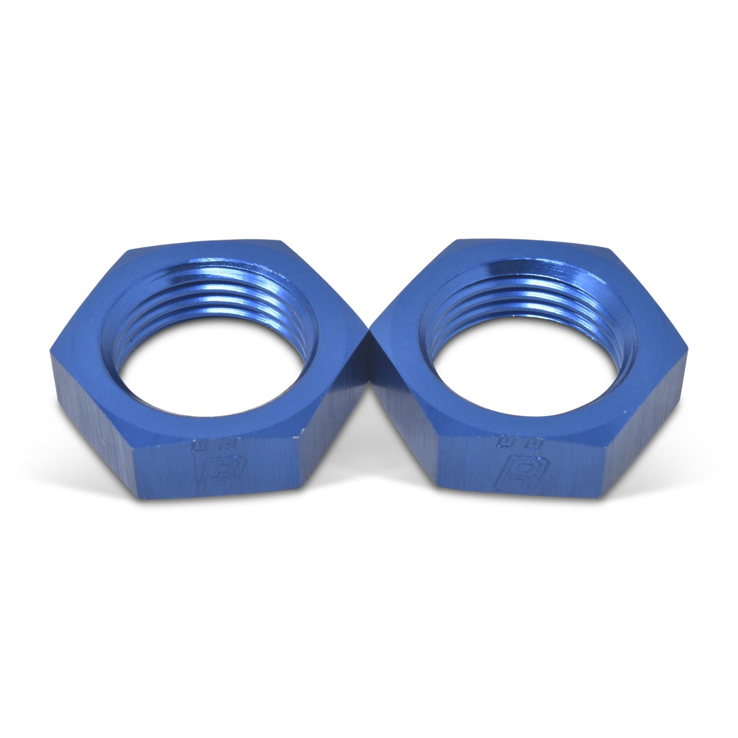 12AN To 1 1/16" -12 Thread Bulkhead Nut Adapter Fitting With Blue Finish RUSSELL Autoparts