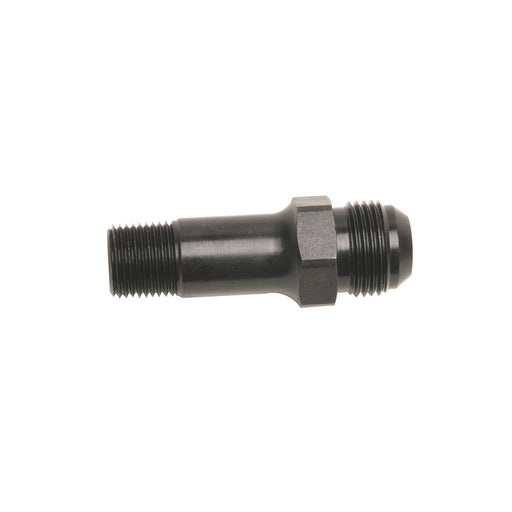 12AN To 1/2" NPT Long (Steel) Radius Port O-Ring Boss Adapter With Black Finish RUSSELL Autoparts