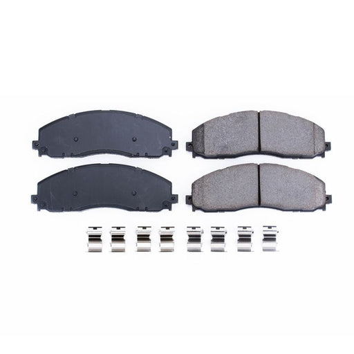 Power Stop 12-19 Ford F-250 Super Duty Front Z17 Evolution Ceramic Brake Pads w/Hardware PowerStop Brake Pads - OE