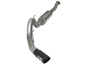 aFe MACHForce XP SS Exhaust 4in Cat-Back w/ Black Tip 2015 Ford F-150 EcoBoost V6 2.7/3.5Ltt aFe Catback