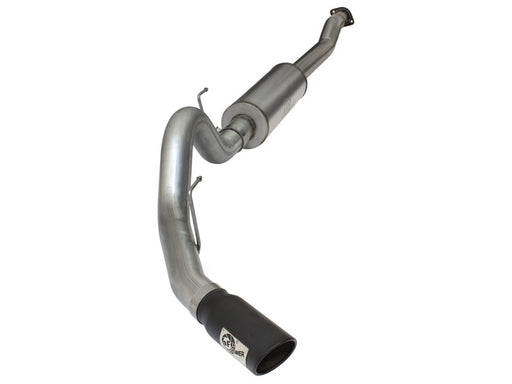 aFe MACHForce XP SS Exhaust 4in Cat-Back w/ Black Tip 2015 Ford F-150 EcoBoost V6 2.7/3.5Ltt aFe Catback