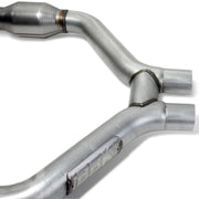 BBK 2015-16 Mustang V6 Short Mid H Pipe With Converters (To Be Used With 1642 Series Headers) BBK H Pipes