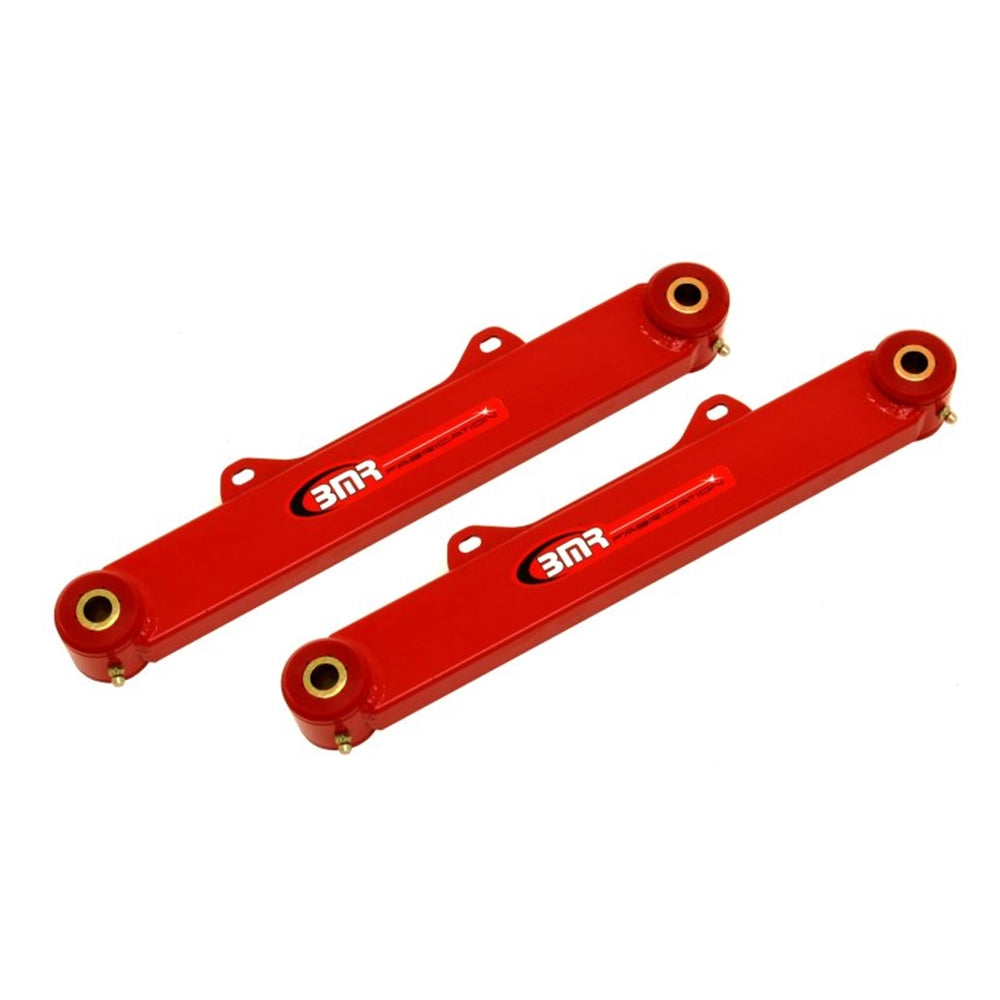 BMR 10-15 5th Gen Camaro Rear Non-Adj. Toe Rods  Rear (Polyurethane) Bushings- Red TR002 Chevy Camero