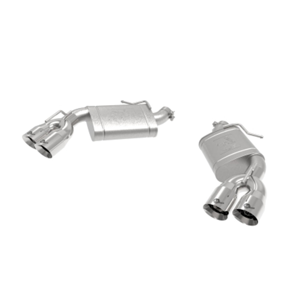 aFe POWER MACH Force-Xp 3in Axle-Back 16-21 Chevrolet Camaro SS V8 6.2L w/Mufflers - Polished 49-44119-P