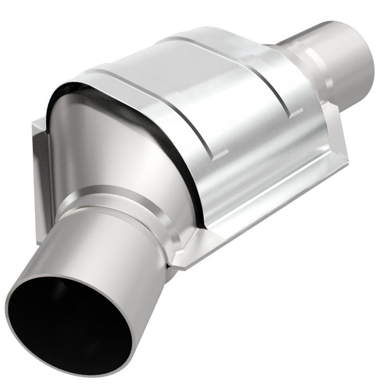 MagnaFlow Universal Catalytic Converter 2.50inch Angled Inlet Magnaflow Catalytic Converter Universal