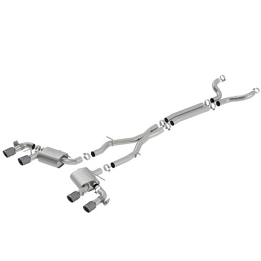Borla 17-18 Chevrolet Camaro ZL1 6.2L V8 Atak Catback Exhaust w/ Dual Mode Valves CF Black Anod 140727CFBA - DSP PERFORMANCE MOTORSPORTS