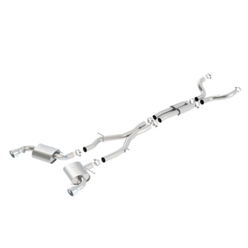 Borla 16-17 Chevy Camaro SS 6.2L ATAK Catback Single Split Rear Exit Exhaust w/Single Tips 140690