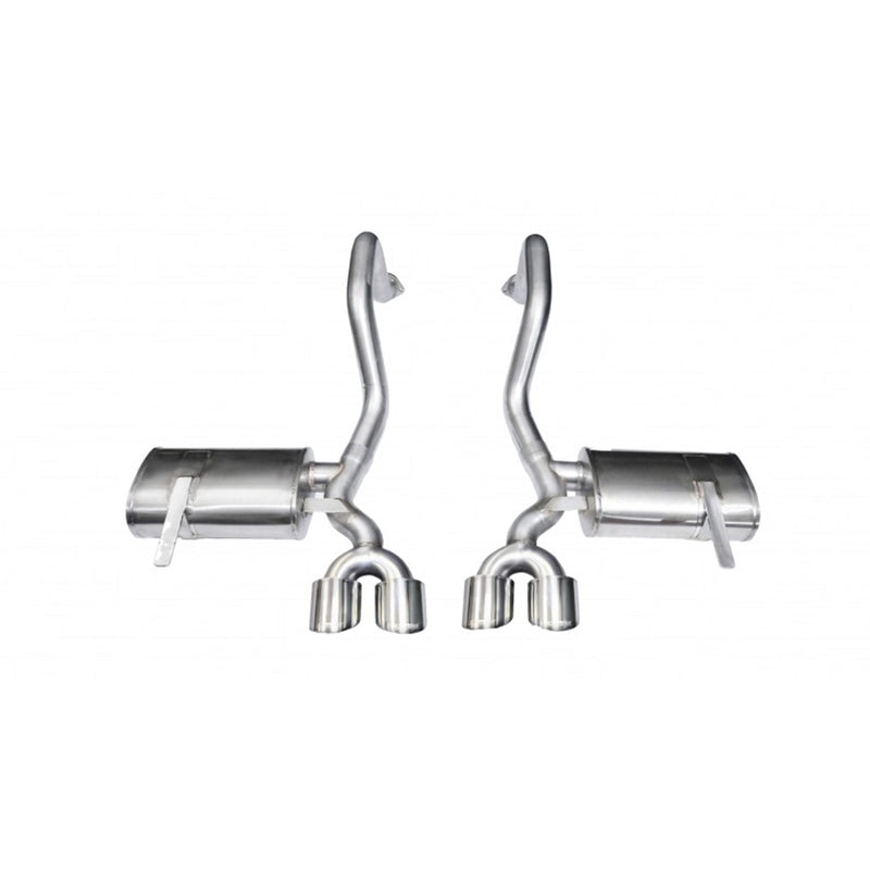 Corsa 97-04 Chevrolet Corvette C5 Z06 5.7L V8 Polished Xtreme Axle-Back Exhaust 14961 CAT-BACK