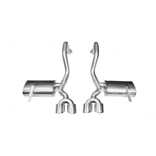 Corsa 97-04 Chevrolet Corvette C5 Z06 5.7L V8 Polished Xtreme Axle-Back Exhaust 14961 CAT-BACK
