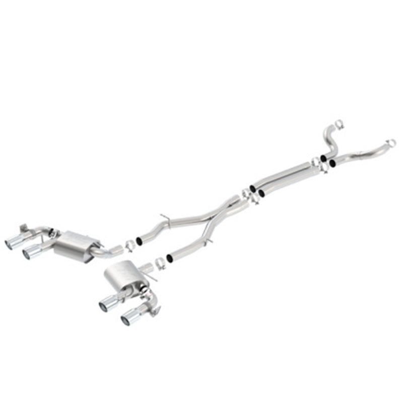 Borla 2017+ Chevy Camaro ZL1 6.2L S-Type Catback Exhaust w/ Dual Split Rear Exit 140726 CAT-BACK