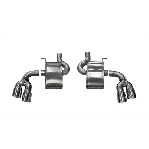 Corsa 2016 Chevrolet Camaro SS 6.2L V8 2.75in Polished Sport Axle-Back Exhaust 14786 CAT-BACK