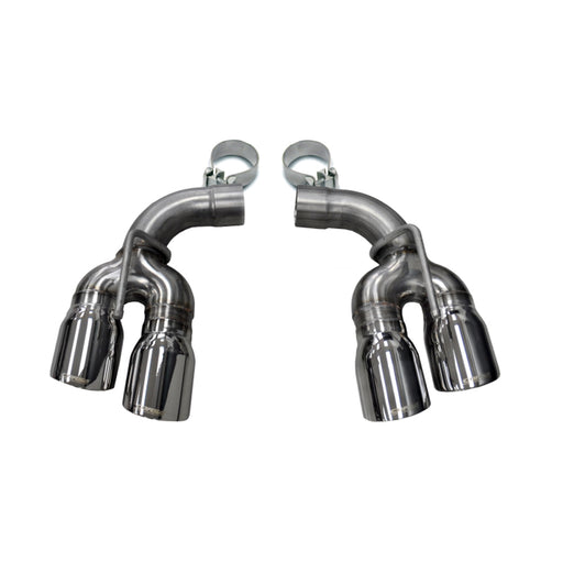 Corsa 16-17 Chevy Camaro SS 2.75in Inlet / 4in Outlet Polished Tip Kit (For Corsa Exhaust Only) 14774 CAT-BACK