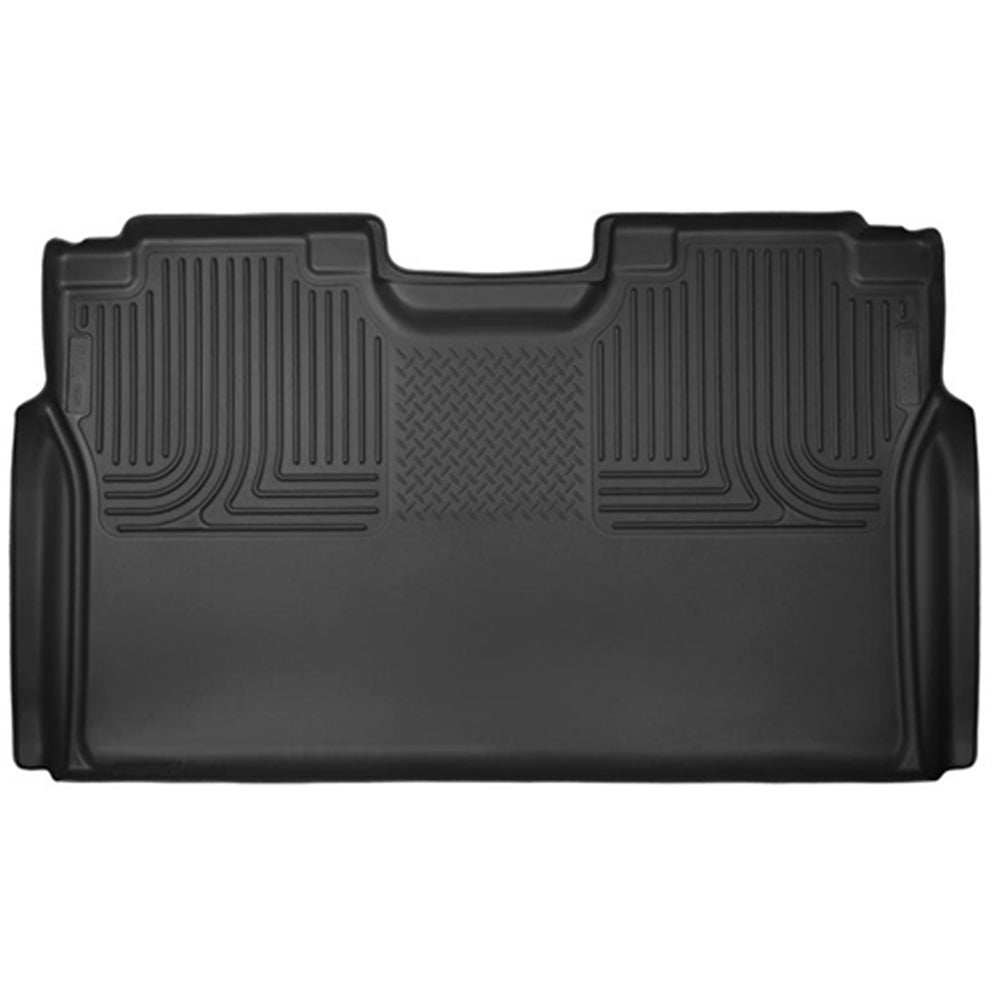 Husky Liners 15-17 Ford F-150 SuperCrew X-Act Contour Black 2nd Seat Floor Liners (Full Coverage) 53491