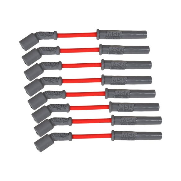 Super Conductor Spark Plug Wire Set, GM LS1, '97-On, Vette, Camaro 32819 MSD Autoparts