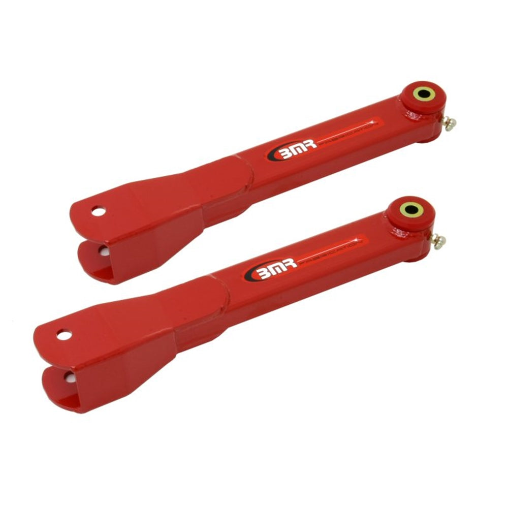 BMR 10-15 5th Gen Camaro Non-Adj. Rear Trailing Arms (Polyurethane) - Red TCA026R