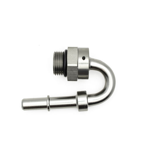 DeatschWerks 8AN ORB Male to 3/8IN Male EFI Quick Connect Adapter 180 Deg. DeatschWerks Fuel Components Misc