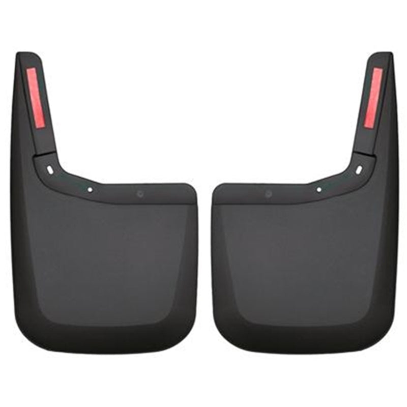 Husky Liners 2015 Ford F-150 w/ OE Fender Flares Mud Guards Black Rear Mud Guards 59451 HUSKY LINERS