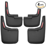 Husky Liners 2015-2017 Ford F-150 w/o Fender Flares Front and Rear Mud Guards - Black 58446 HUSKY LINERS Autoparts