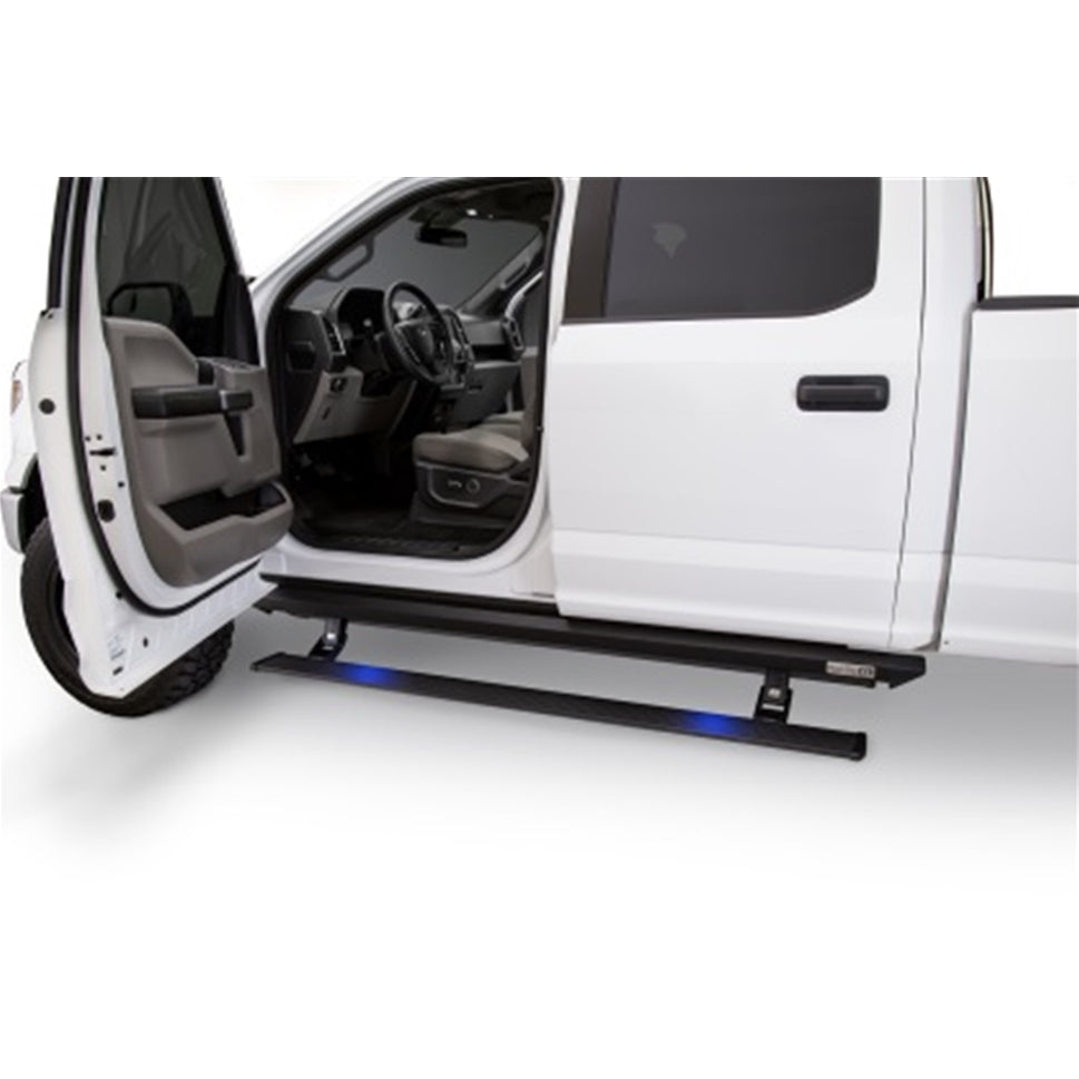 AMP Research 2015-2018 Ford F-150 SuperCrew PowerStep XL - Black 77151-01A