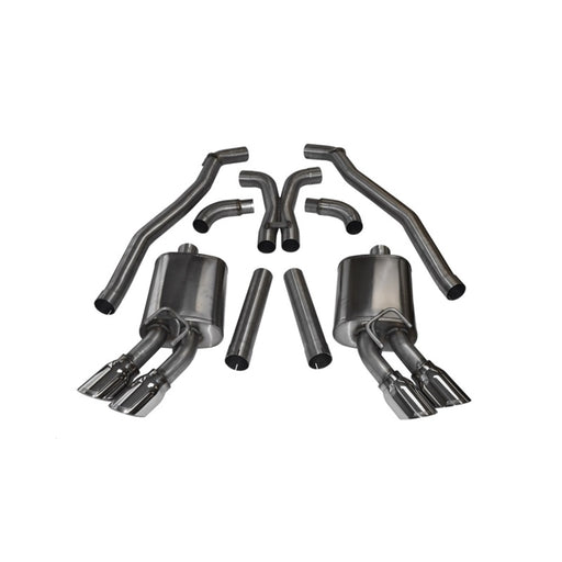 Corsa 12-13 Chevrolet Camaro Coupe ZL1 6.2L V8 Polished Sport Cat-Back + XO Exhaust 14971 CAT-BACK